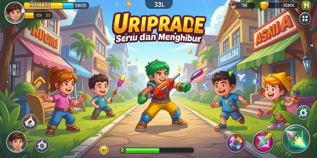 Tampilan menarik dari gameplay 33L yang penuh aksi.