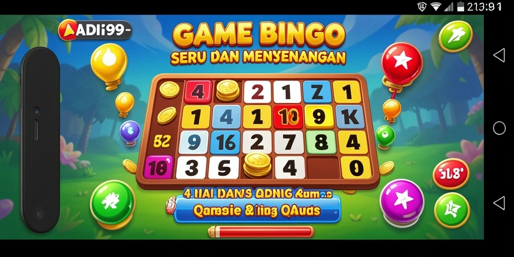 Tampilan menarik gameplay Bingo di ADI99.