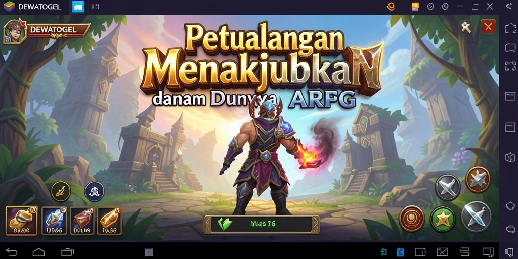 Tampilan gameplay DEWATOGEL yang menarik dan penuh aksi.