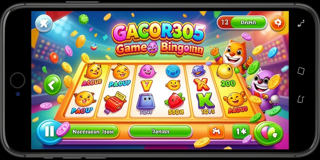 Screenshot gameplay GACOR305 menampilkan keseruan bermain Bingo.