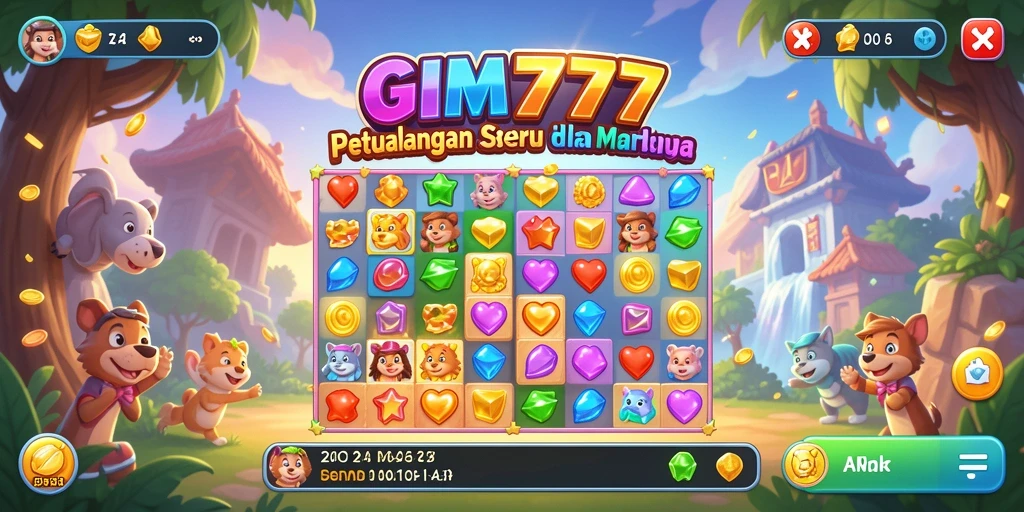 Tangkapan layar gameplay GIM777 yang seru dan penuh warna.