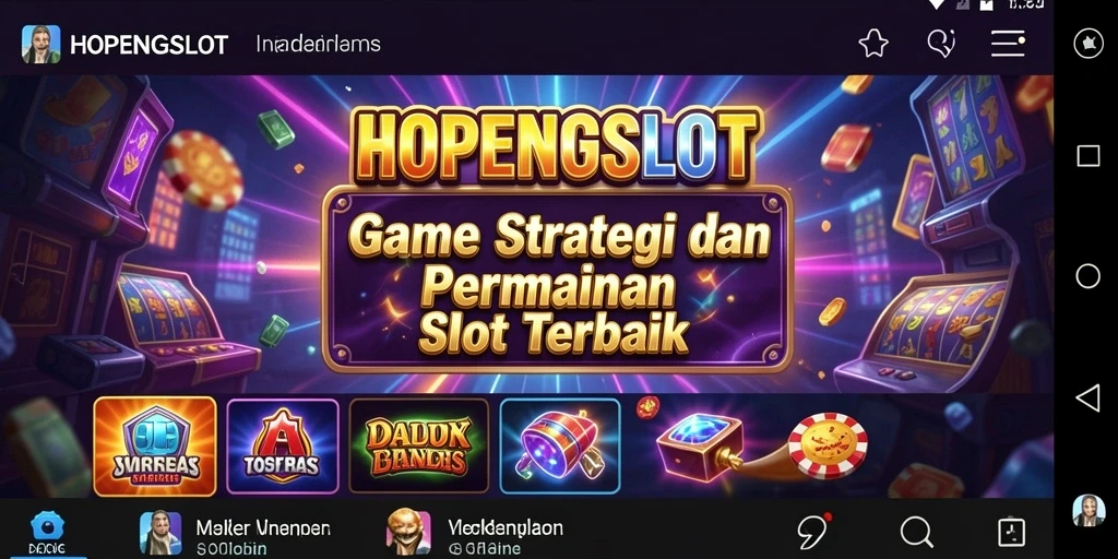 Tampilan menarik dari gameplay HOPENGSLOT yang menantang.