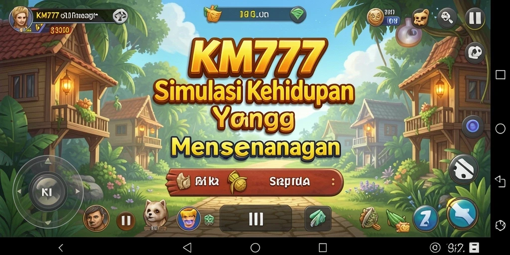 Tampilan gameplay menarik dari KM777 yang menunjukkan interaksi karakter.