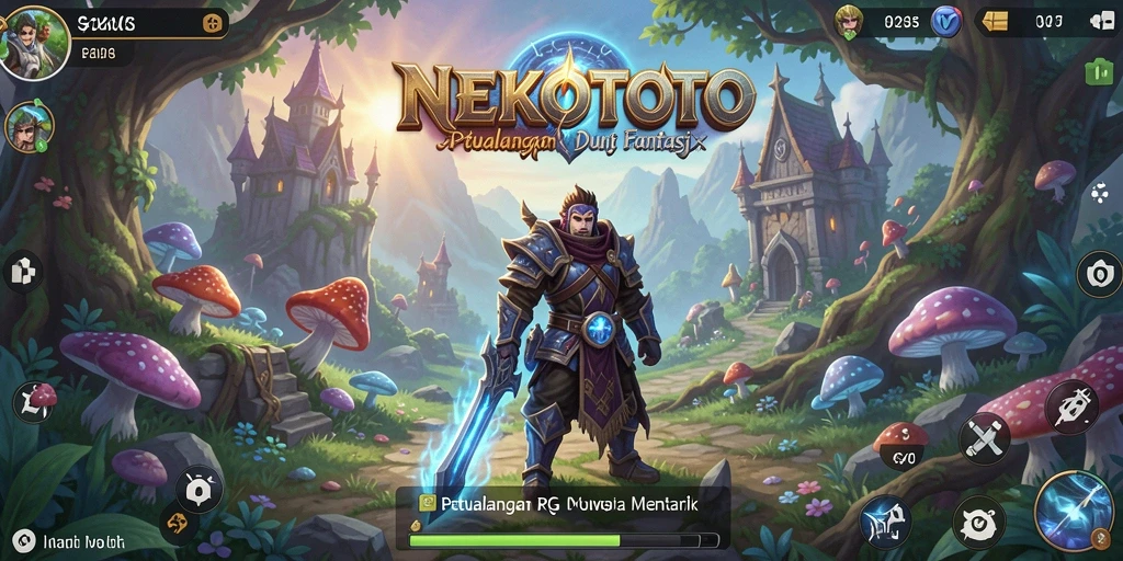 Tampilan gameplay NEKOTOTO yang memukau dengan aksi pertarungan seru.
