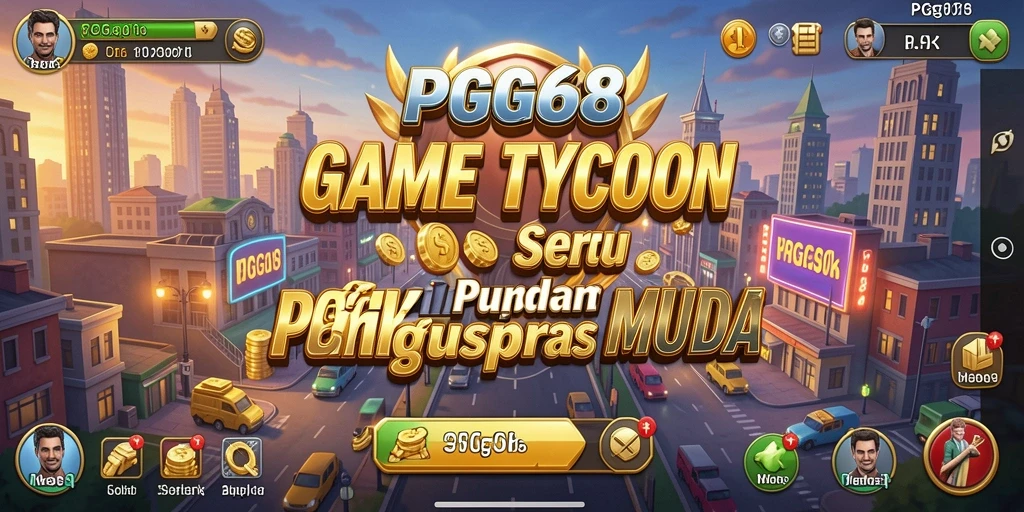Gameplay Tycoon yang menantang dan mengasyikkan di PGG68.
