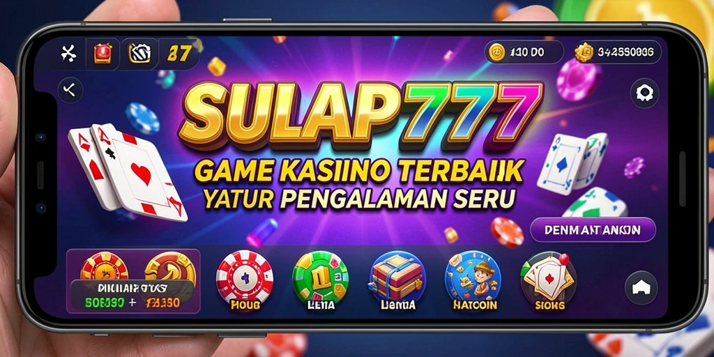 Tampilan menakjubkan dari gameplay SULAP777 di Kasino.