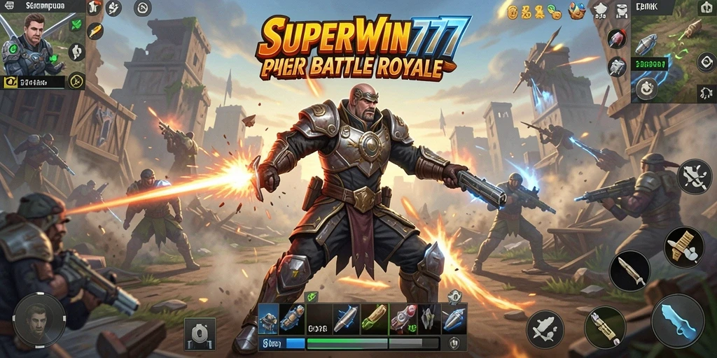Tangkapan layar gameplay <strong>SUPERWIN777</strong> yang menampilkan aksi mendebarkan di medan pertempuran.