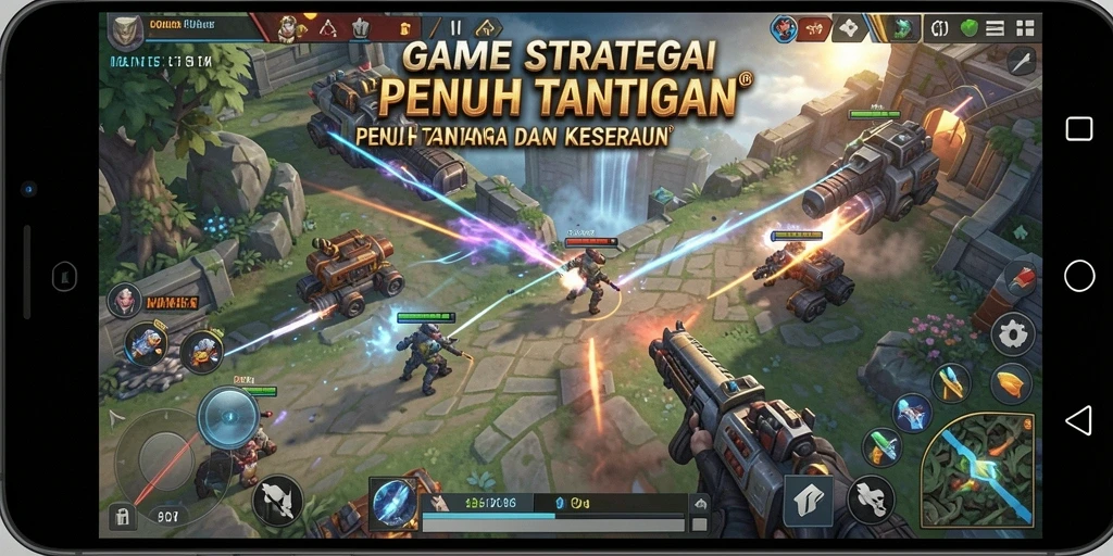 Tangkapan layar utama T6 menampilkan gameplay strategi yang mendebarkan.