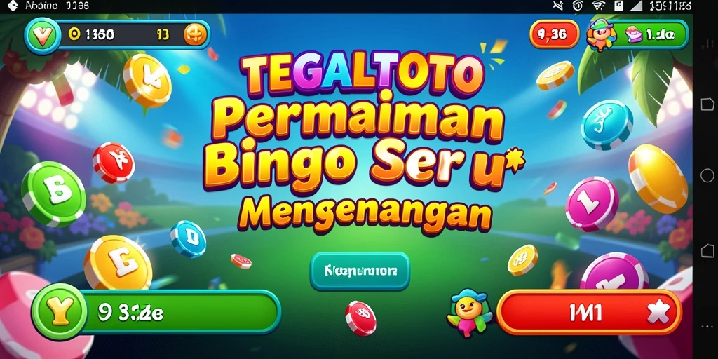 Gameplay seru Bingo TEGALTOTO dengan tampilan menawan.