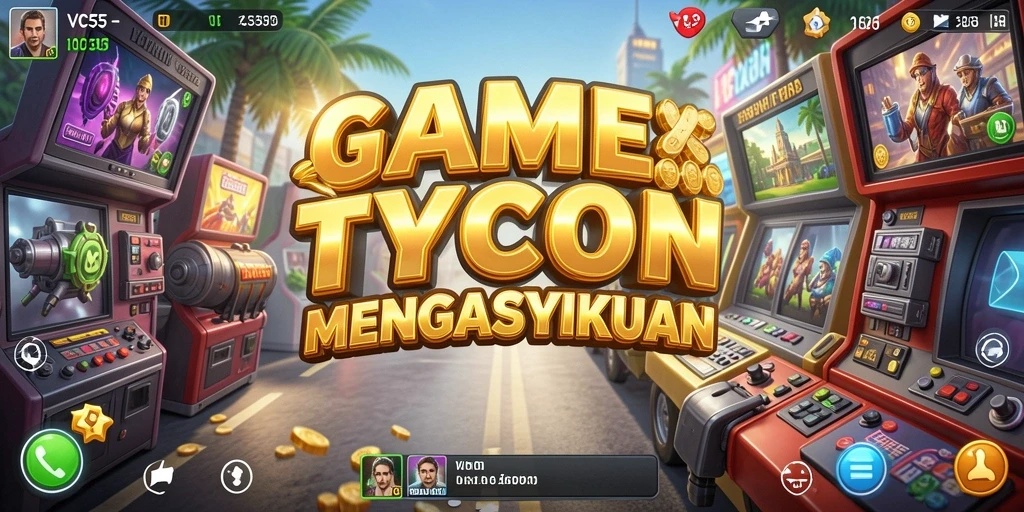 Tampilan gameplay VC55 yang menggambarkan keseruan bermain Tycoon.