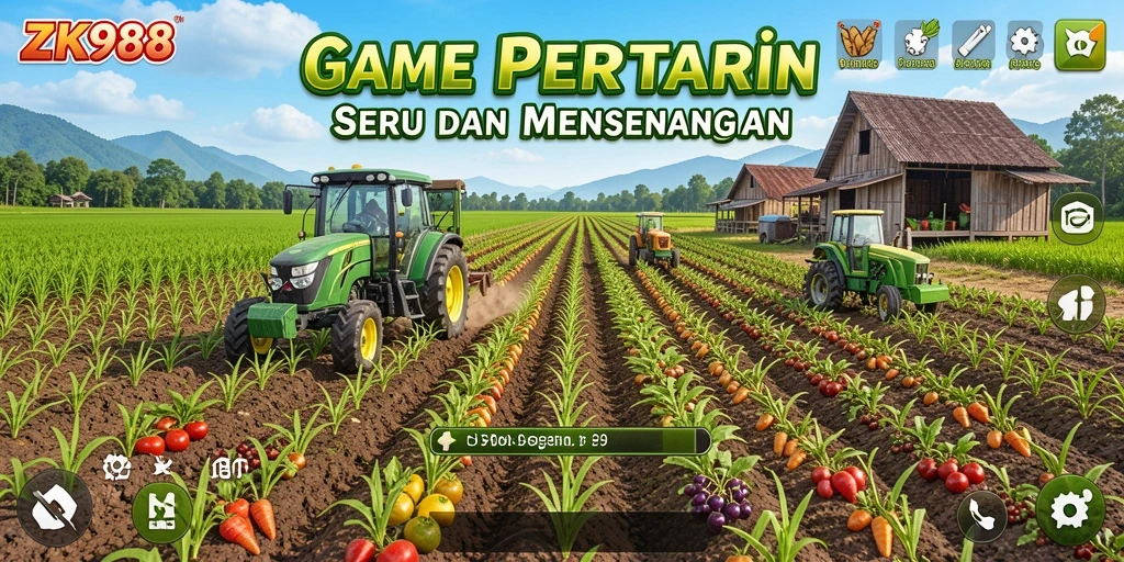 Tampilan menarik dari gameplay <strong>ZK988</strong> yang memikat untuk petani digital.