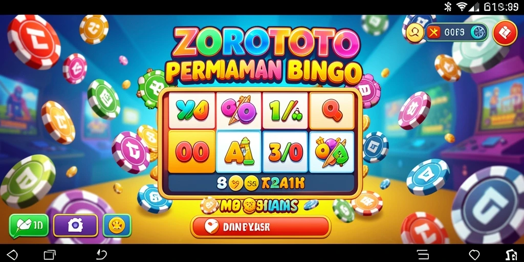 Tampilan gameplay ZOROTOTO yang mengasyikkan dalam permainan Bingo.